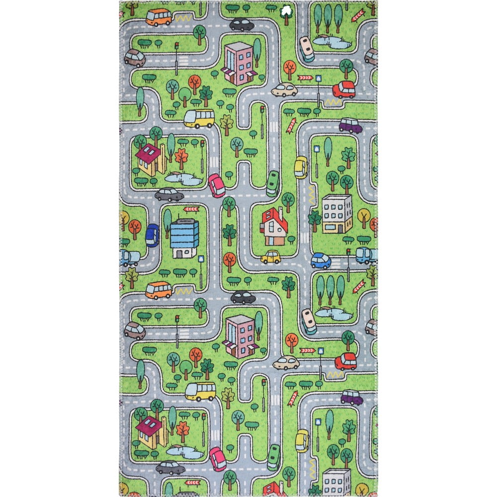 Covor pentru copii verde 160x230 cm Green Neighborhood – Vitaus