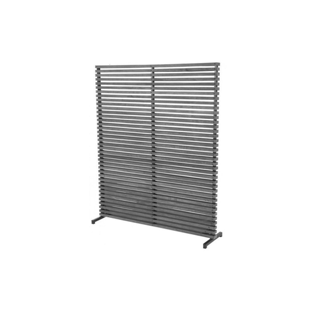 Paravan pentru balcon gri/în culoare naturală din lemn/metal 153x185 cm - Hartman