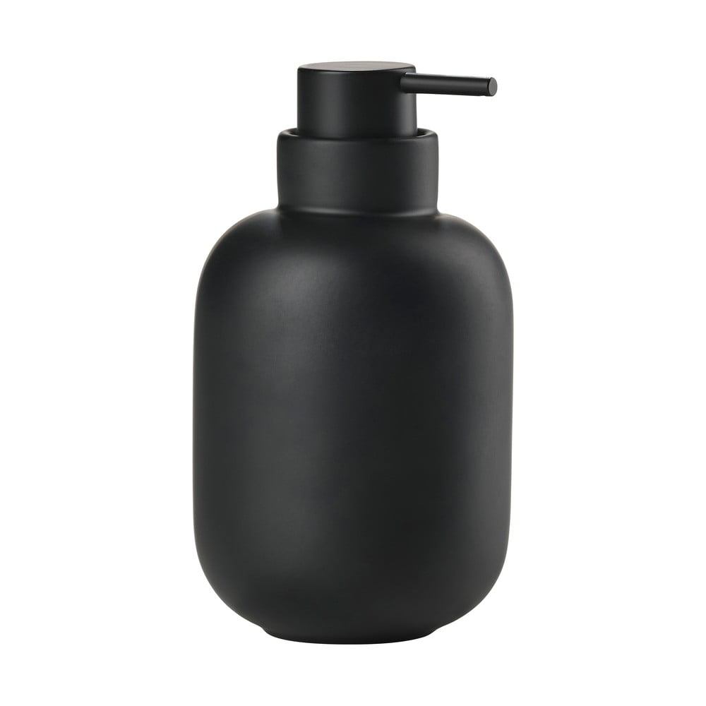 Dozator de săpun lichid negru din gresie ceramică 300 ml Sensu – Zone