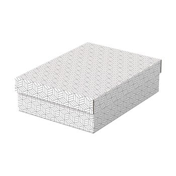 Set 3 cutii depozitare leitz eselte, 26,5 x 36 cm, alb