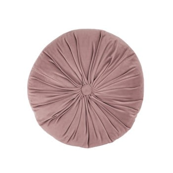 Pernă decorativă din catifea tiseco home studio velvet, ø 38 cm, roz deschis