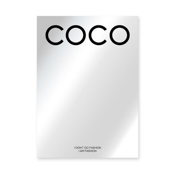 Oglindă Little Nice Things Coco Chanel, 70 x 50 cm