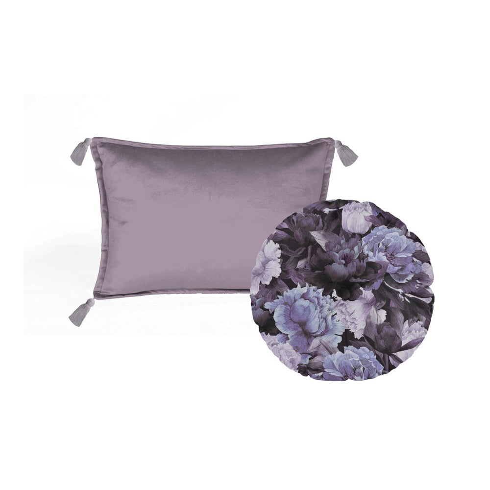 Set 2 perne decorative Velvet Atelier Violettino, 45 x 45 cm bonami.ro