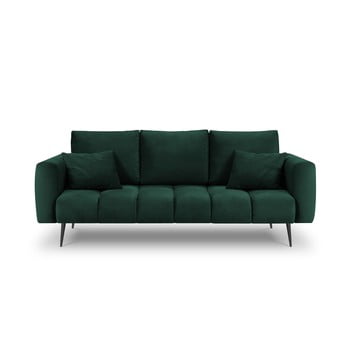 Canapea cu tapițerie de catifea interieurs 86 octave, verde închis