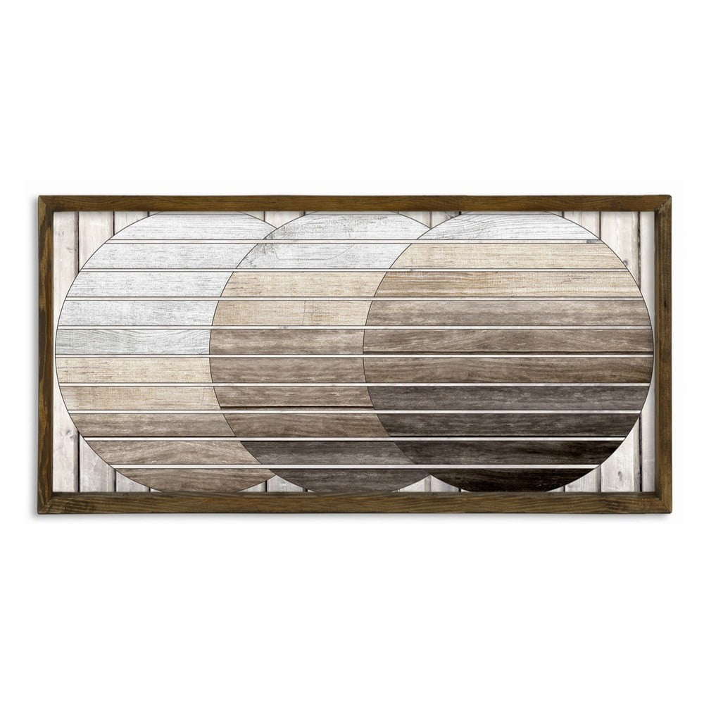 Tablou 120x60 cm circles – wallity