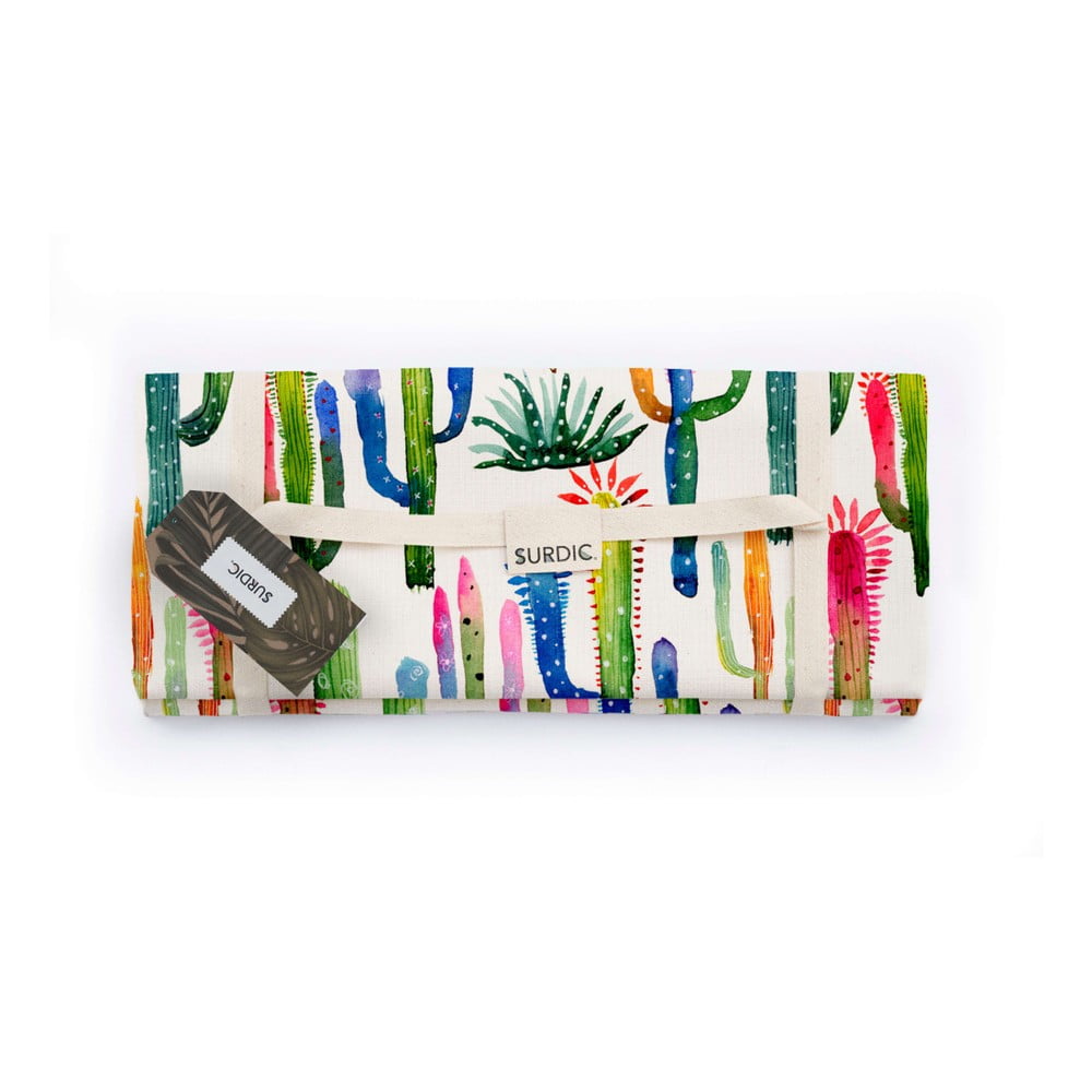 Pătură pentru picnic Surdic Watercolor Cactus, 170 x 140 cm bonami.ro imagine 2022