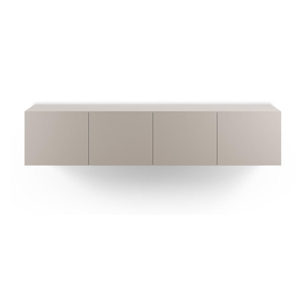 Comodă TV crem 180x38x35 cm Daroca – Marckeric