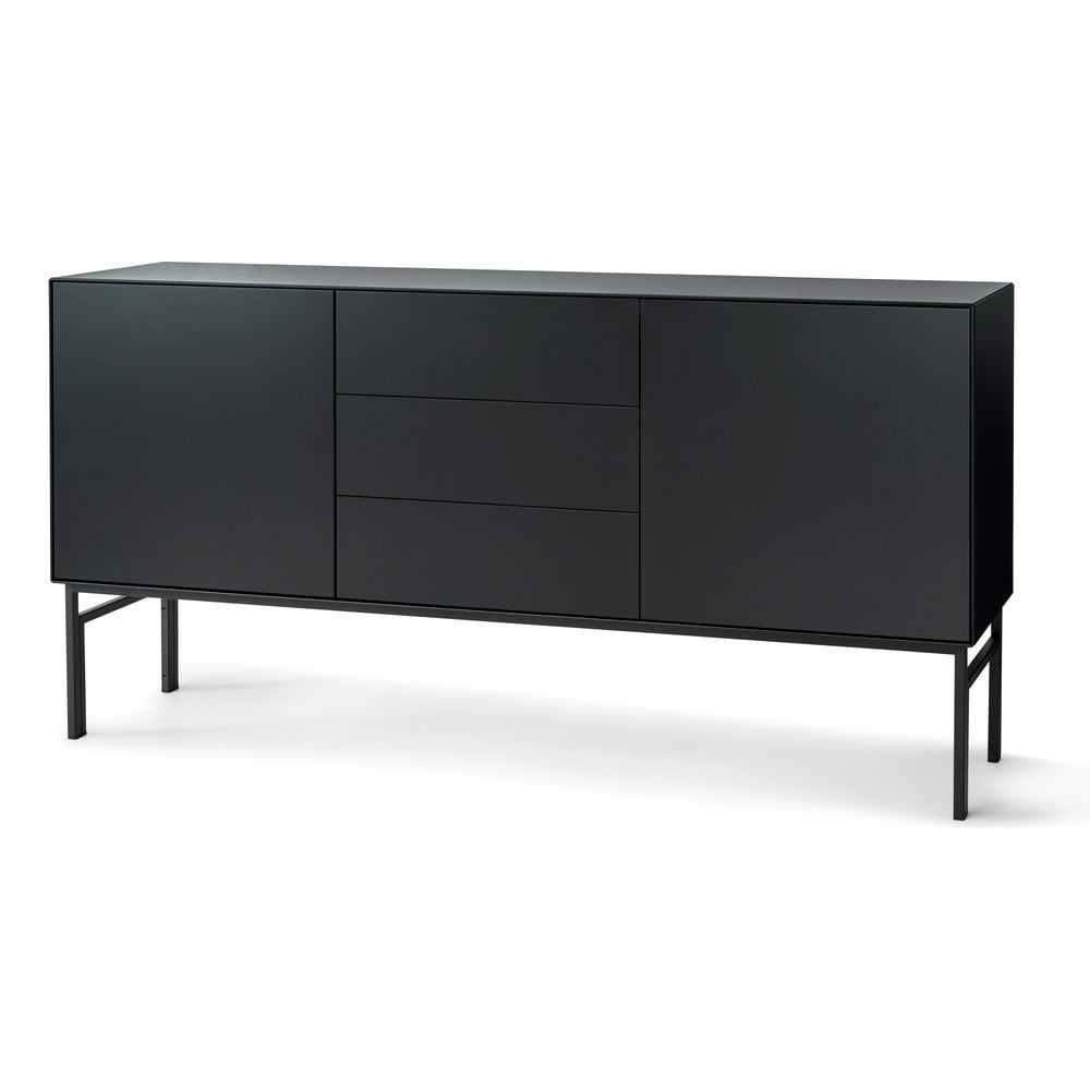 Comodă joasă neagră cu sertare 180×89 cm Edge by Hammel – Hammel Furniture 180x89 imagine noua