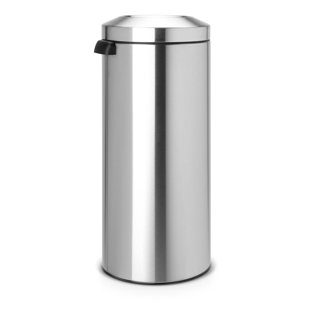 Coș de gunoi argintiu mat din oțel 30 l Flame Guard – Brabantia