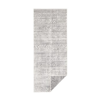 Covor adecvat pentru exterior bougari biri, 80 x 350 cm, gri-crem