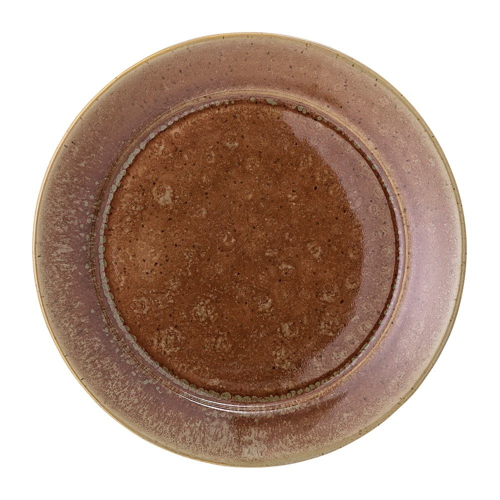 Farfurie de desert din gresie ceramică Bloomingville Pixie, ø 20 cm, maro Bloomingville imagine 2022