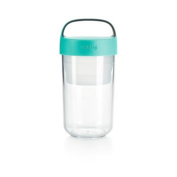 Recipient cu capac turcoaz pentru supă lékué to go, 600 ml