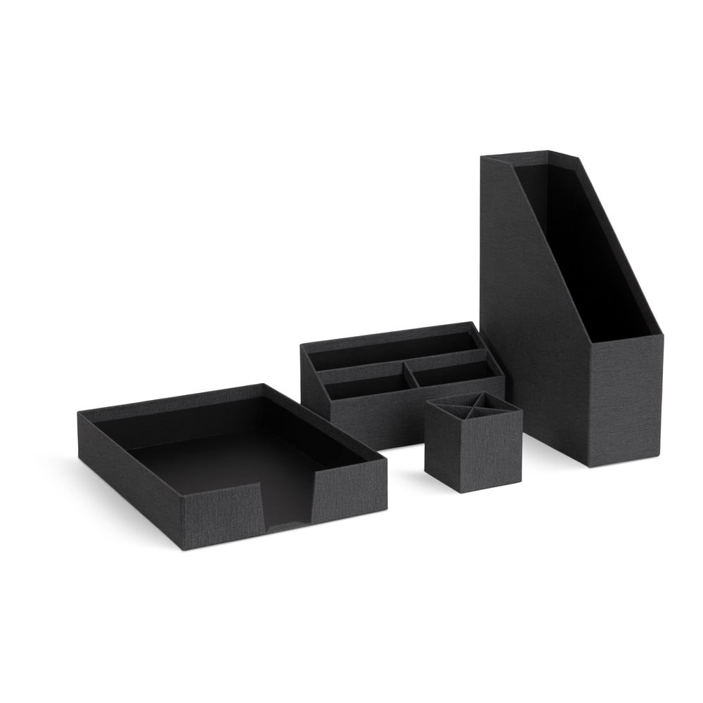 Organizatoare 4 buc. din carton Hugo Canvas Paper Laminate – Bigso