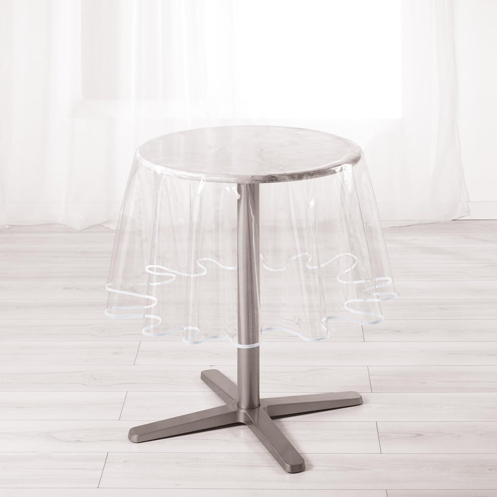 Față de masă lavabilă din PVC ø 180 cm Garden – douceur d\'intérieur