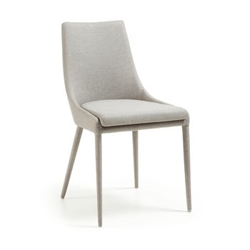 Scaun de dining la forma fabric, gri