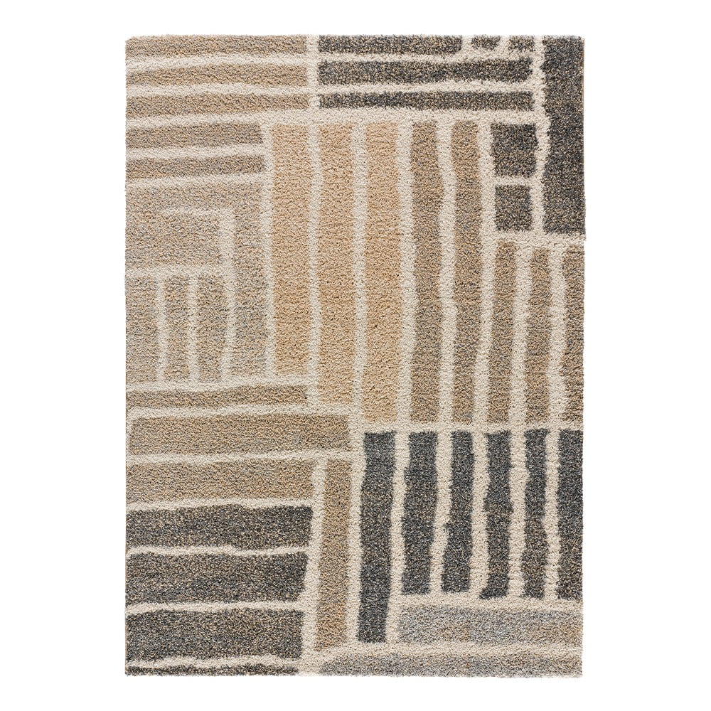 Covor gri/bej 133x190 cm cesky – universal