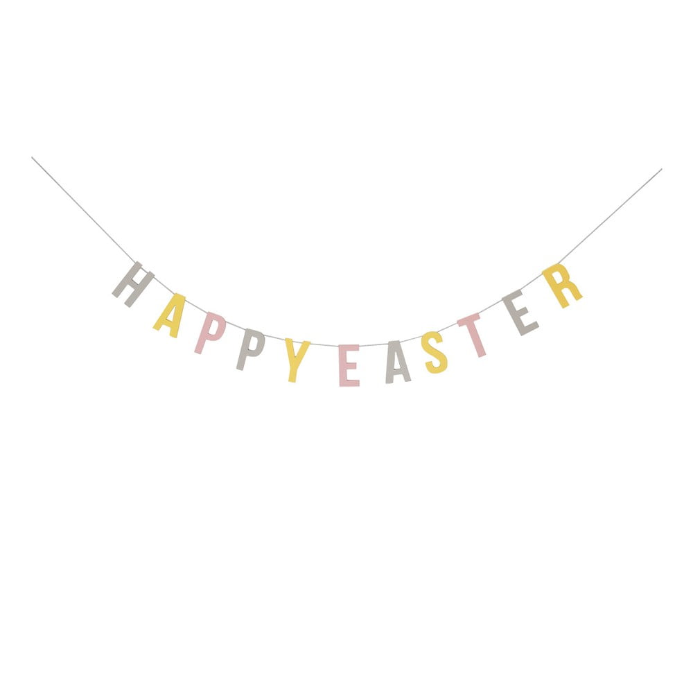 Ghirlandă din hârtie Bloomingville Pastel Easter, lungime 200 cm Bloomingville