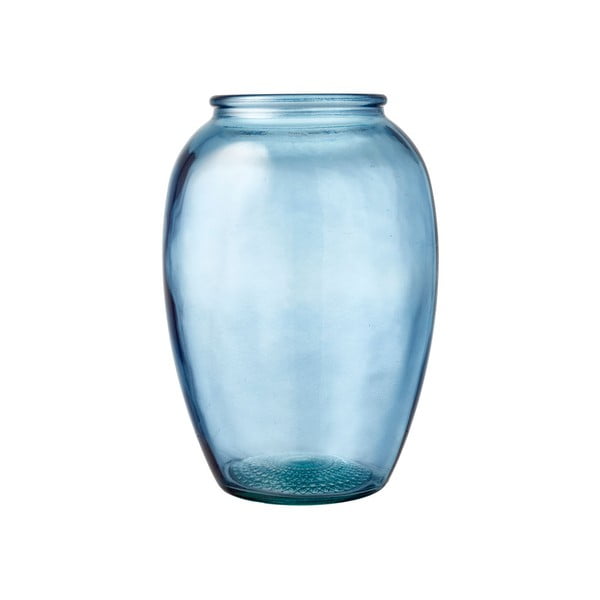 Vază de sticlă Bitz Kusintha, ø 17,5 cm, albastru