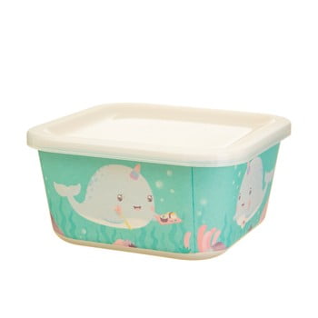 Cutie prânz pentru copii sass & belle alma narwhal, verde