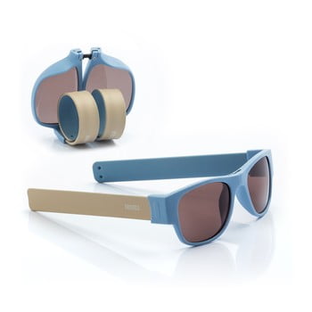 Ochelari de soare pliabili InnovaGoods Sunfold AC5, albastru