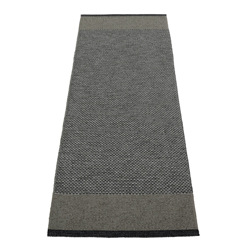 Covor tip traversă pentru interior și exterior gri antracit 85x260 cm Edit Charcoal – Pappelina