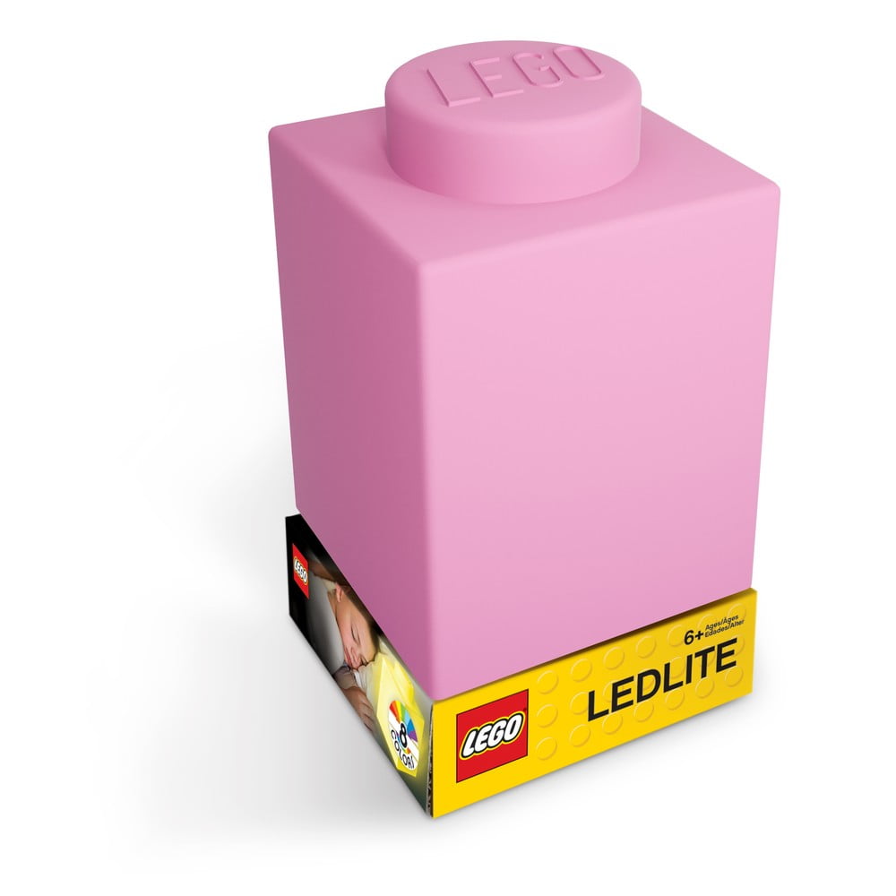 Lumină de veghe LEGO® Classic Brick, roz bonami.ro imagine noua 2022