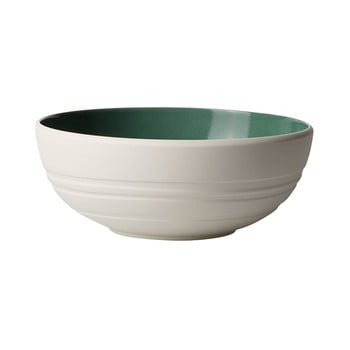 Bol din porțelan villeroy & boch leaf, 850 ml, alb-verde