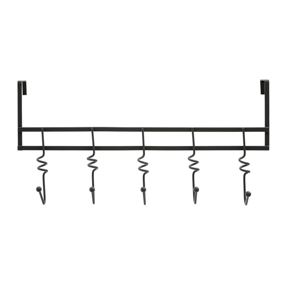 Cuier de ușă negru din metal 46 cm Jaxen – Premier Housewares