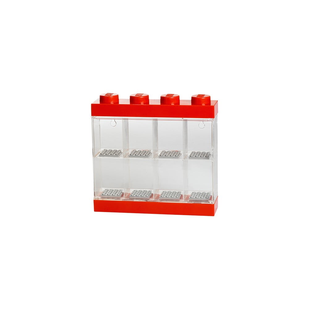 Cutie pentru 8 minifigurine LEGO®, alb – roșu bonami.ro imagine 2022