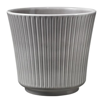 Ghiveci din ceramică big pots gloss, ø 12 cm, gri