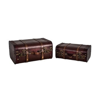 Set 2 valize antic line cuir