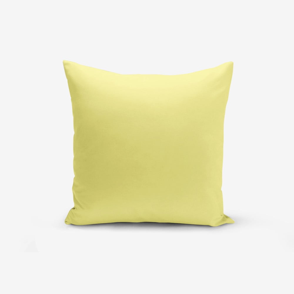 Față de pernă cu amestec de bumbac Minimalist Cushion Covers , 45 x 45 cm, galben bonami.ro imagine noua