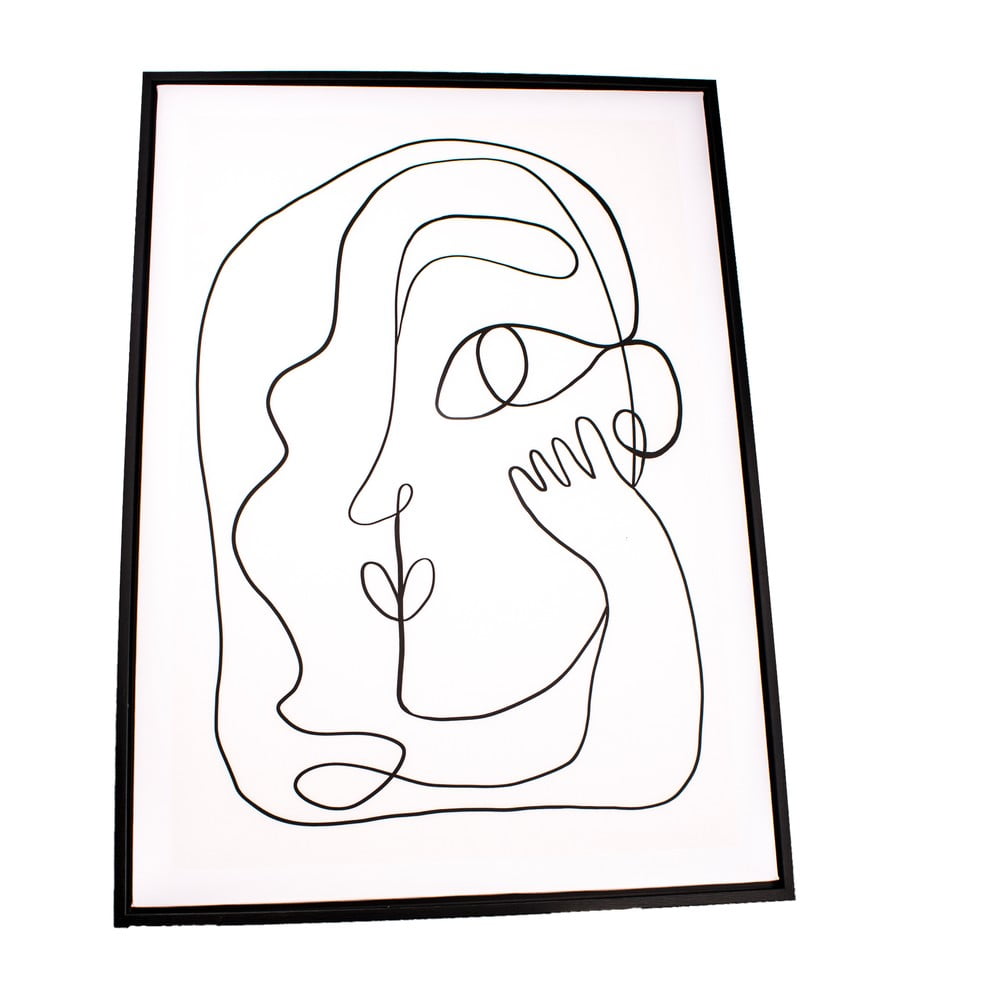 Tablou de perete cu ramă dakls silhouette, 45 x 60 cm
