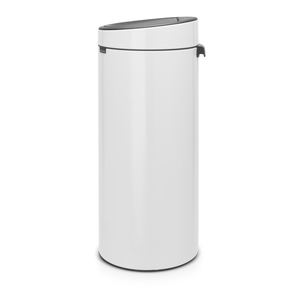 Coș de gunoi alb cu senzori de atingere din oțel 30 l Touch Bin – Brabantia