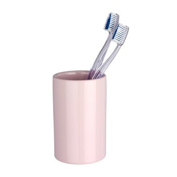 Suport pentru periuțe de dinți wenko polaris pink, roz