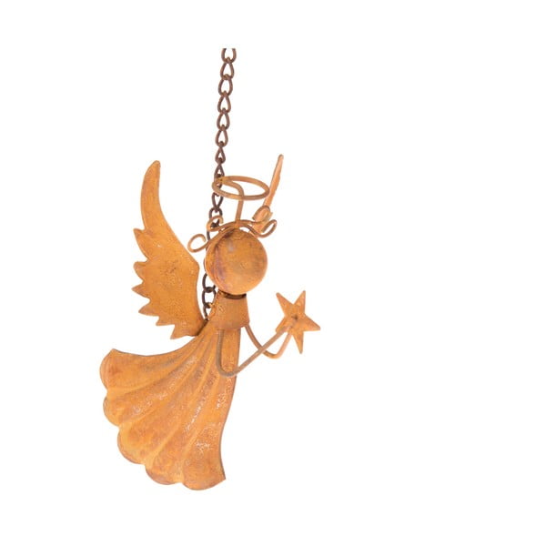 Înger metalic suspendat Dakls, înălțime 10,5 cm