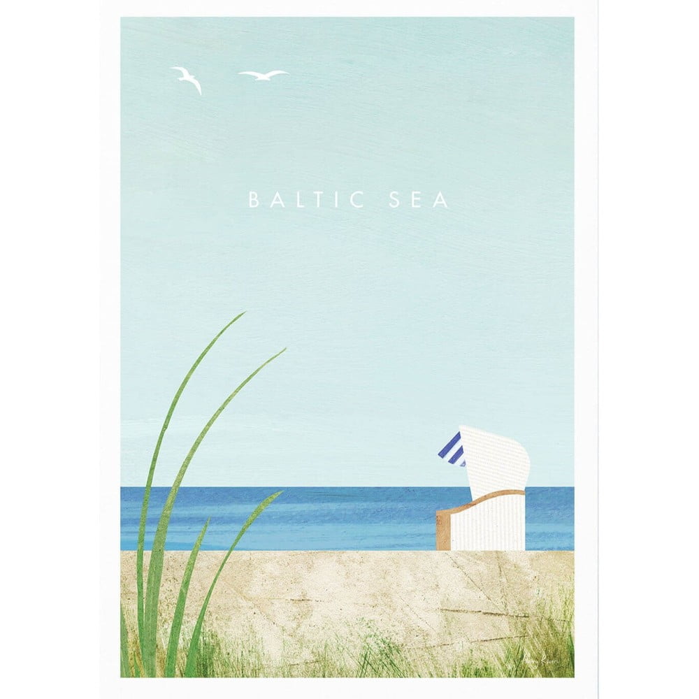Poster 30x40 cm baltic sea – travelposter