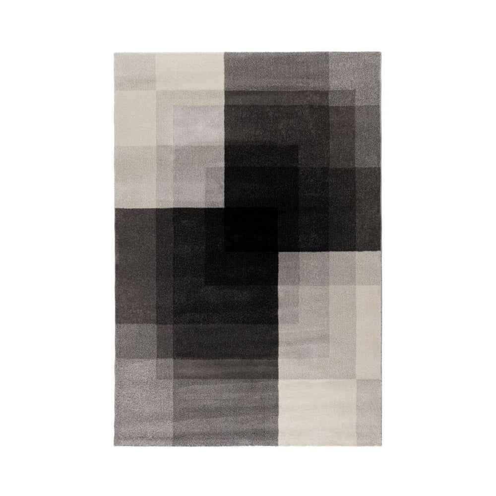 Covor Flair Rugs Plaza, 160 x 230 cm, gri – negru bonami.ro imagine 2022