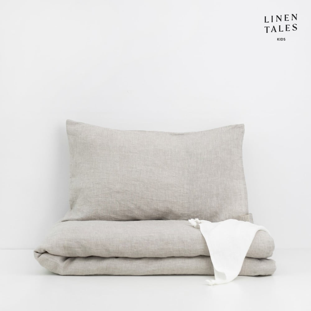 Lenjerie de pat pentru copii din in pentru pat de o persoană 140×200 cm – Linen Tales 140x200 imagine noua