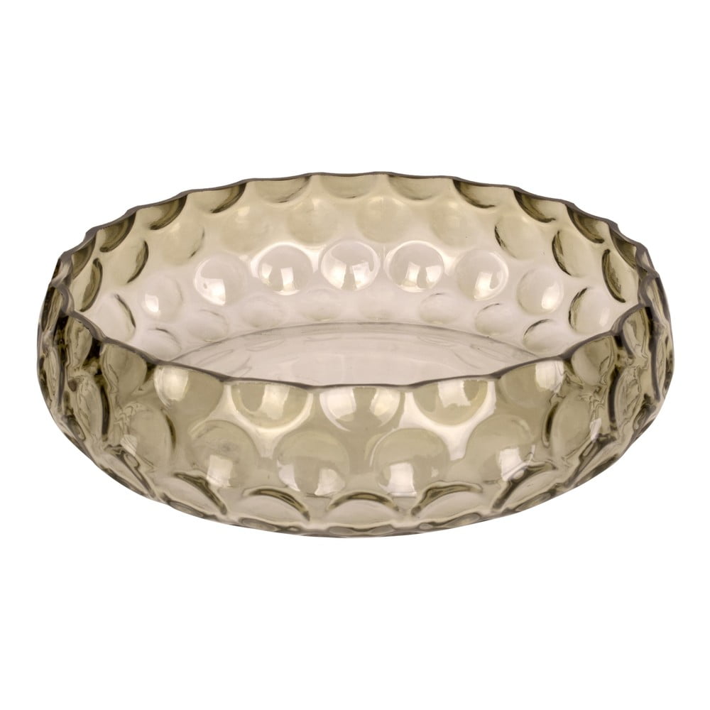 Bol din sticlă pt living speckles, ø 26 cm, verde