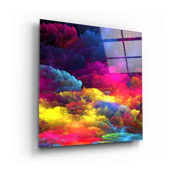 Tablou din sticlă Insigne Color Burst, 40 x 40 cm