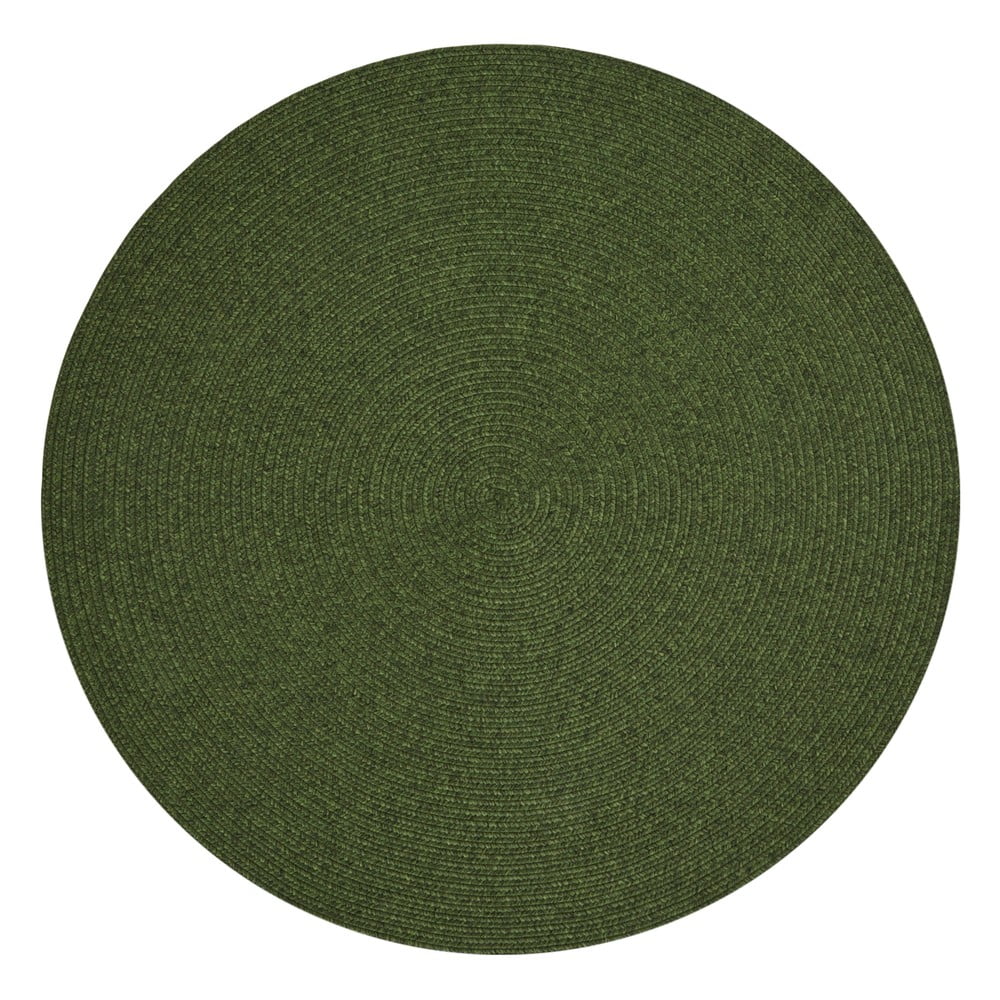 Covor verde rotund de exterior ø 200 cm – NORTHRUGS Covoare