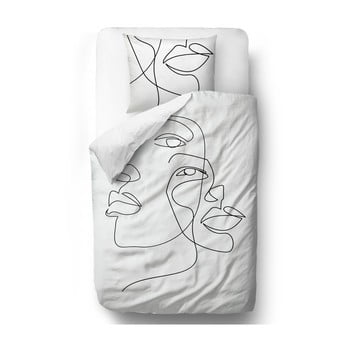 Lenjerie de pat din bumbac satinat butter kings infinity, 135 x 200 cm