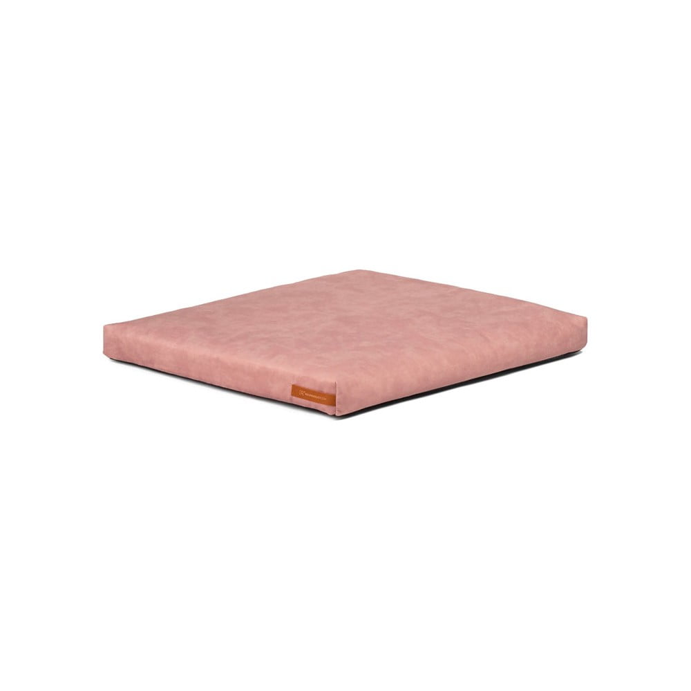 Saltea roz pentru câini din piele ecologică 40×50 cm SoftPET Eco S – Rexproduct 40x50