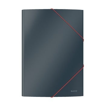 Set 10 dosare de birou cu înveliș moale leitz cosy, a4, gri