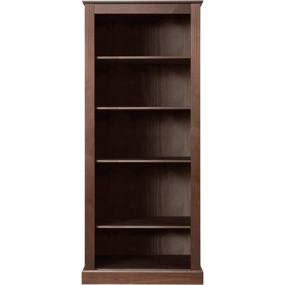 Bibliotecă maro din lemn de pin 181x31 cm Mille – Støraa