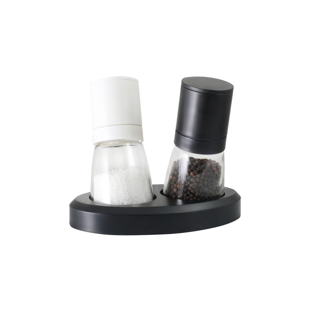 Set râșniță pentru sare și piper Vialli Design Black&White bonami.ro