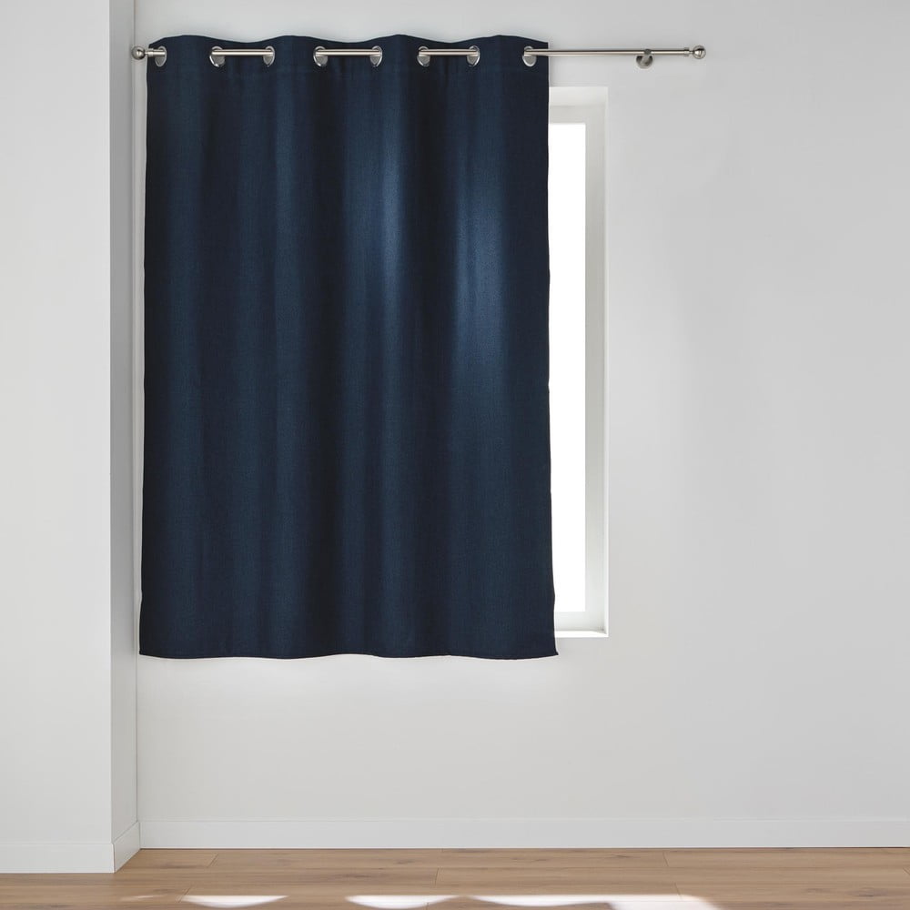 Draperie albastru-închis blackout 140x180 cm Crepuscule – douceur d\'intérieur