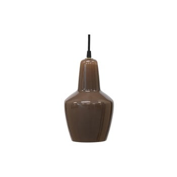 Lustră din sticlă bepurehome coffee, ø 22 cm, maro