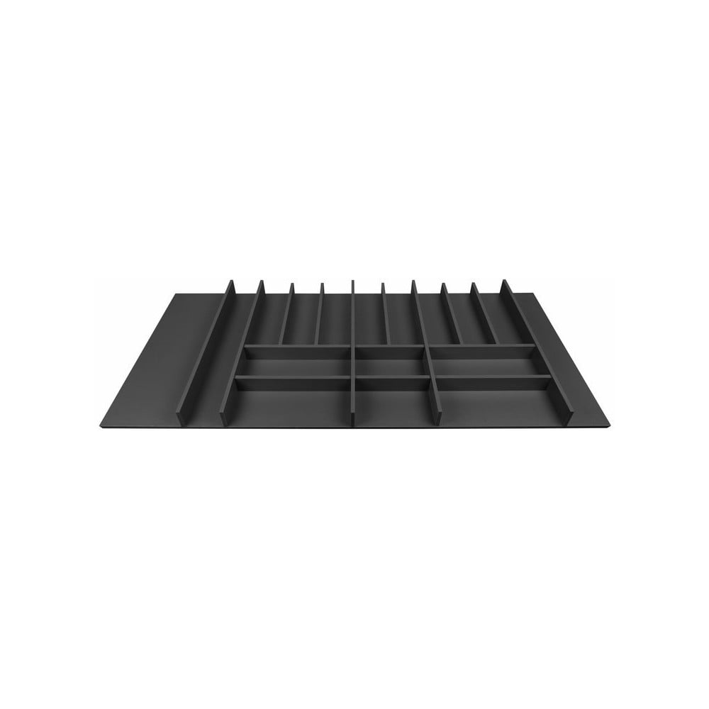 Organizator de tacâmuri negru 108 x 47 cm Wood Line – Elletipi